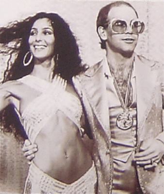 Caption Cher and Elton John 1975 Image ref Cher and Elton John 1975